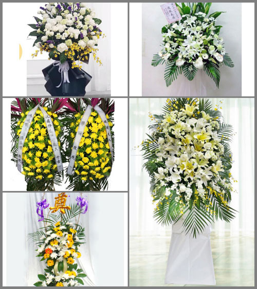 福建福州长乐市潭头镇石马村白事花篮预定